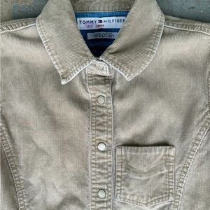 Tommy Hilfiger jeans 90s Corduroy Button up Dress
